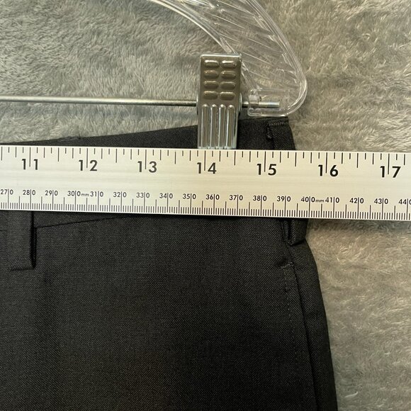 Van Heusen Men Flat Front Stretch Waist Wrinkle Free Stain Shield Pant 30x30 - Picture 9 of 11